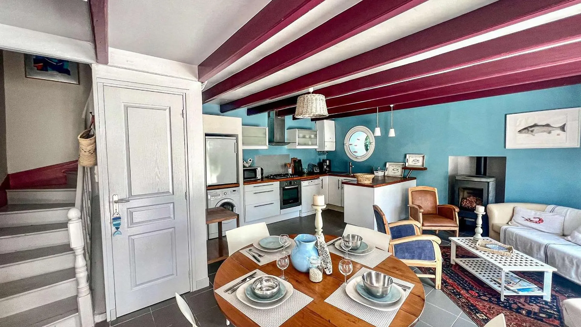 Villa Etel - Maison Renovee 4 Pers. Avec Jardin, Terrasse Et Parking - Fr-1-479-214